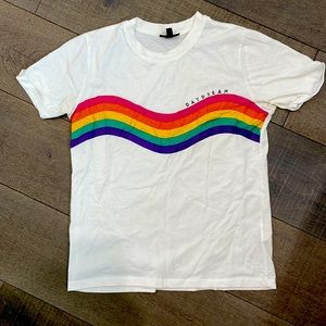 Topshop rainbow T-shirt